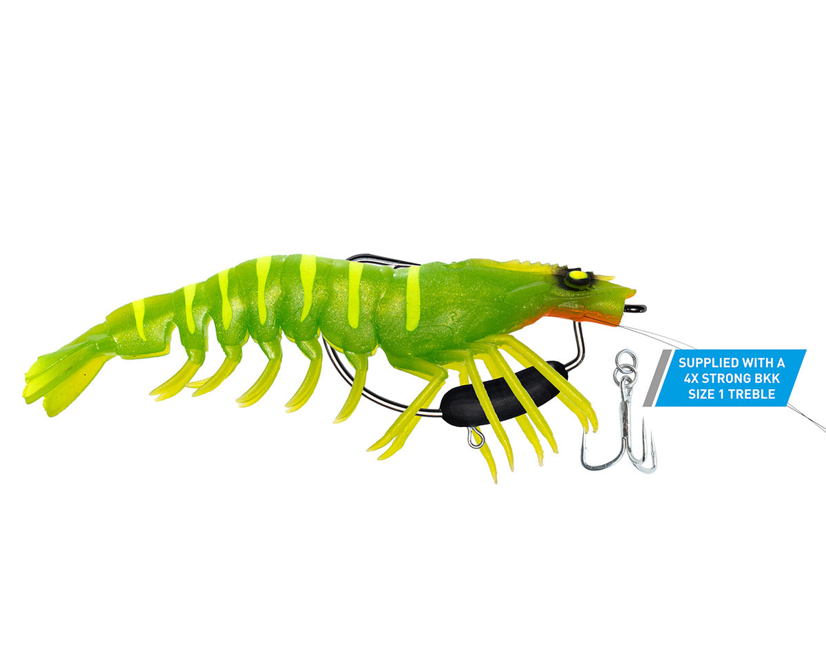 KING FLICK PRAWN (Heavy) | 180mm | Lemon Lime