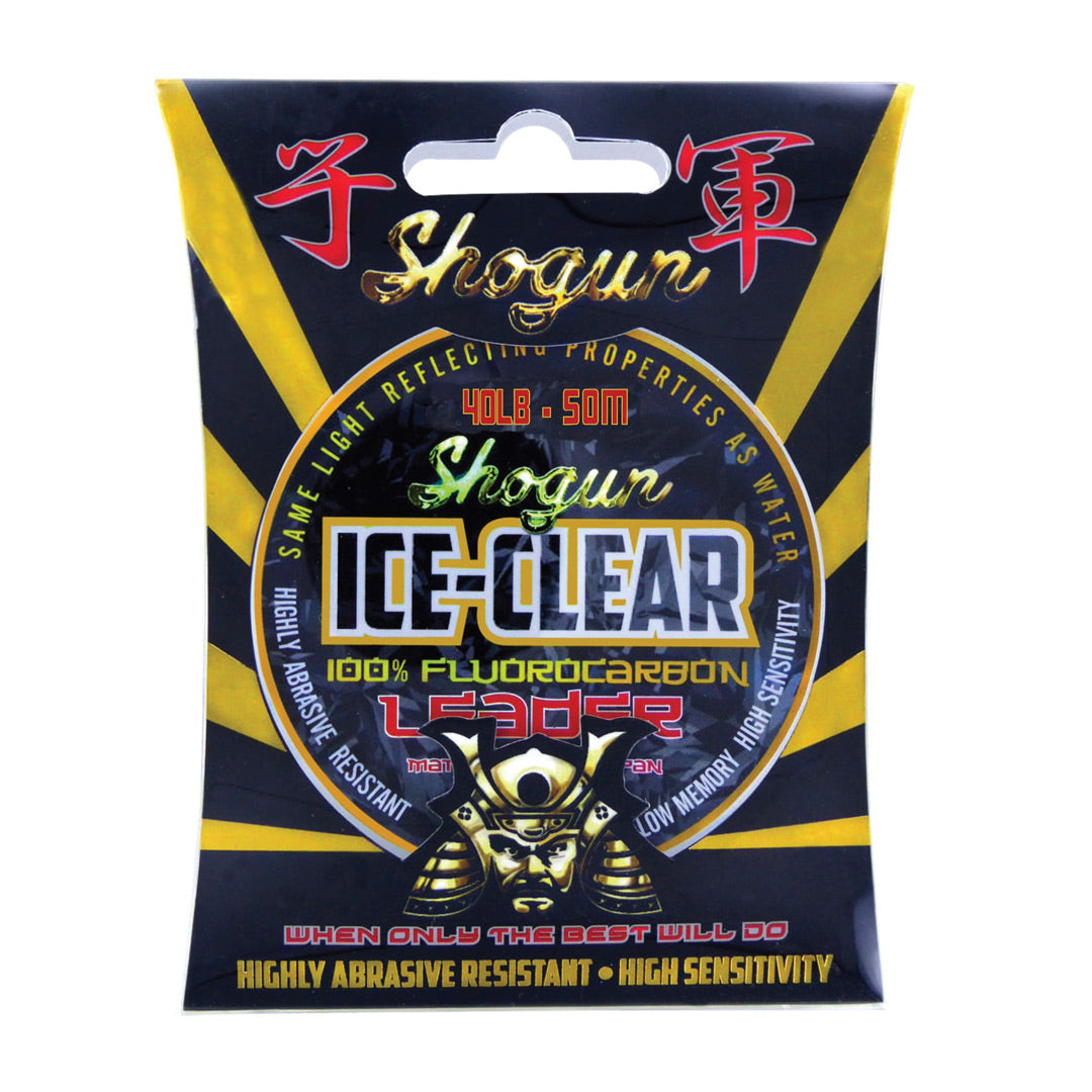 SHOGUN "ICE CLEAR" FLUOROCARBON LEADER